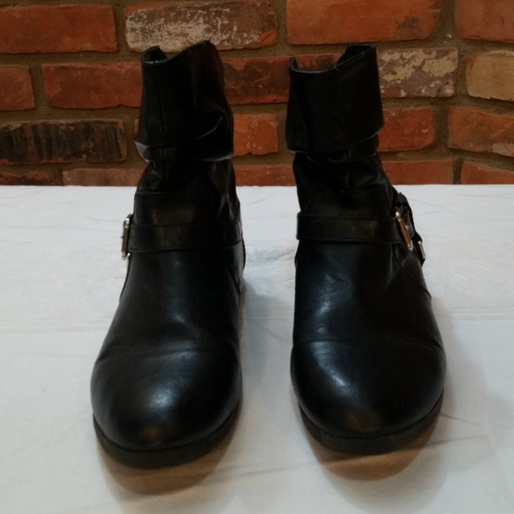 SO Shoes - So Authentic American Heritage Black Ankle Boots